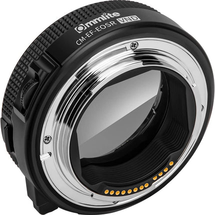 CM-EF-EOSR VND AF Lens Adapter with Drop-In Variable ND Filter,Compatible with Canon EF/EF S Mount Lenses to Canon EOS R/EOS R5/EOS R6/EOS RP RF Series Cameras