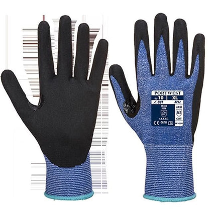 AP52 Dexti Cut Ultra Glove Blue/Black, Large-KarWorkwear