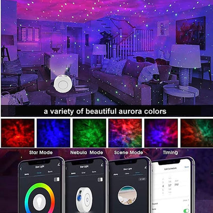 Galaxy Projector for Bedroom, Star Projector,Smart APP & Voice Control Galaxy Lamp, Compatible with Alexa & Google Home, for Kids Adults Bedroom,Room Decor,Game Room,Party