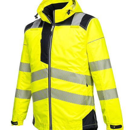 PW3 Hi-Vis Winter Jacket Work Safety Protective Reflective Waterproof Coat ANSI 3, XXL