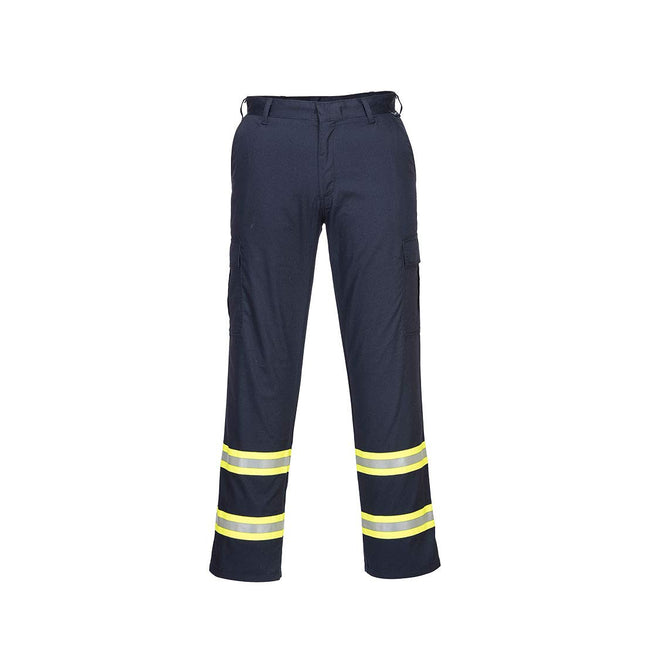F127 Modern Reflective Iona Xtra Work Pants Navy, 30