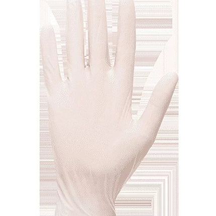 A910 Powdered Latex Disposable Glove White, Large-KarWorkwear