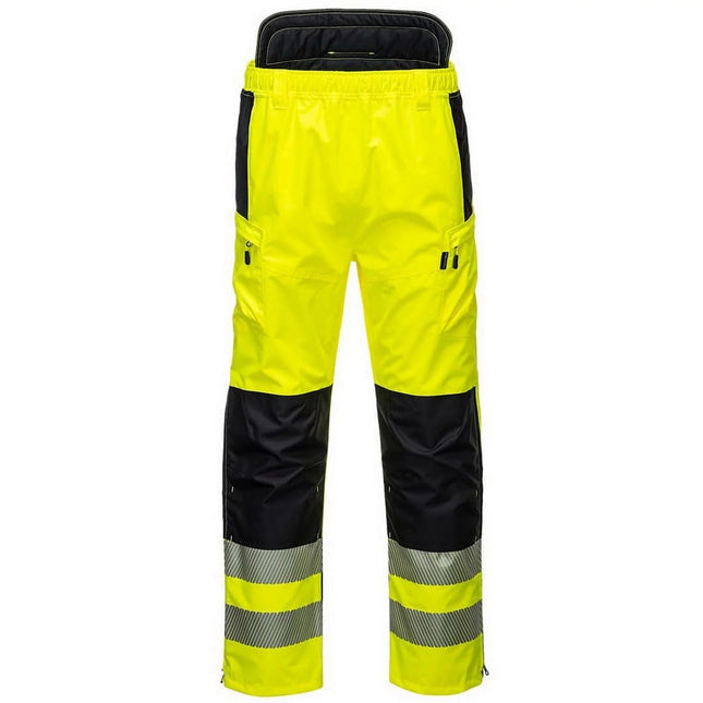 PW342 Pw3 Hi-Vis Extreme Trousers-Yellow/Black-L-KarWorkwear