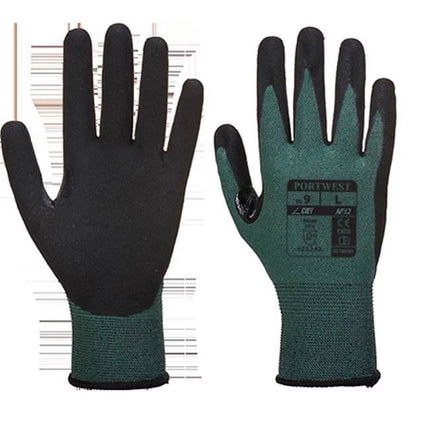 AP32 Reinforced Thumb Dexti Cut Pro Glove Black/Gray, Large-KarWorkwear