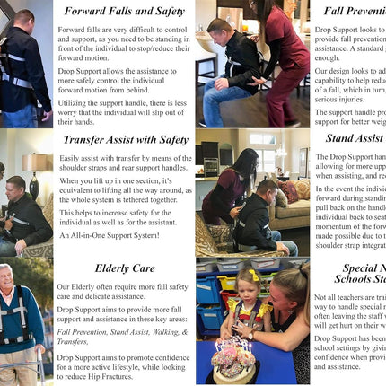 Harness - Aiding in Patient Fall Prevention & Balance & Stability. for Epilepsy, Parkinson'S, Elderly Care and More. Beneficial for Pt/Ot'S. Increasing Patient Safety over Gait Belts.