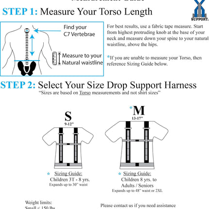 Harness - Aiding in Patient Fall Prevention & Balance & Stability. for Epilepsy, Parkinson'S, Elderly Care and More. Beneficial for Pt/Ot'S. Increasing Patient Safety over Gait Belts.