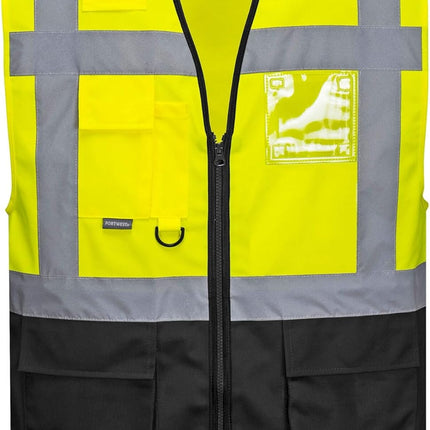 Warsaw Executive Hi-Vis Vest Visibility Reflective Safety Security Work Top