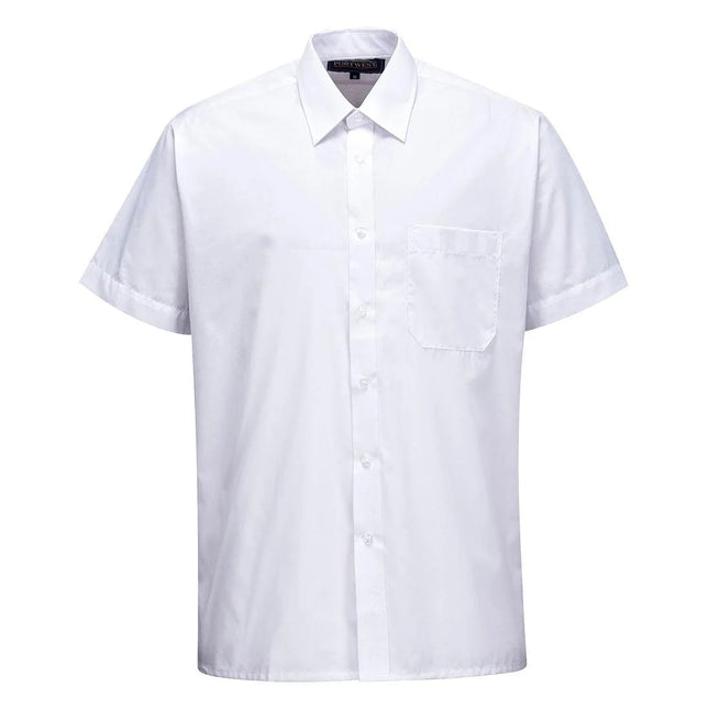 Mens Classic Comfort Short-Sleeved Shirt-KarWorkwear