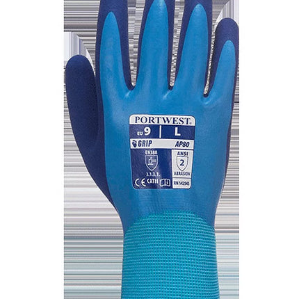 AP80 Lightweight Liquid Pro Glove Blue, Large-KarWorkwear