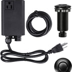 Stainless Steel Black / Single Outlet Long/2.7''