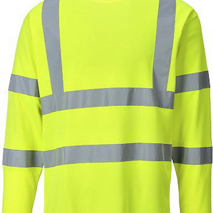 S278 Cotton Comfort Long Sleeve T-Shirt Orange, Medium-KarWorkwear