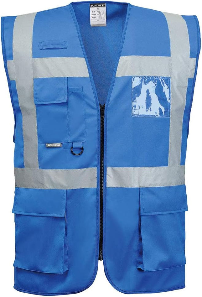 F476 Iona Executive Safety Work Vest with Reflective Tape