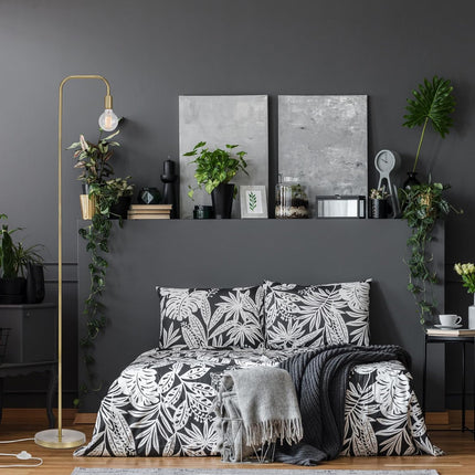 Electric 67068 Holden 70" Floor Lamp, Matte Brass, In-Line On/Off Foot Switch