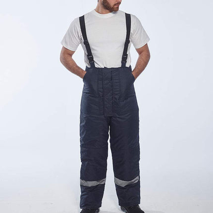 Cold-Store Saloppettes Refridgeration Freezer Trousers Pants Work Protection, 5XL Navy