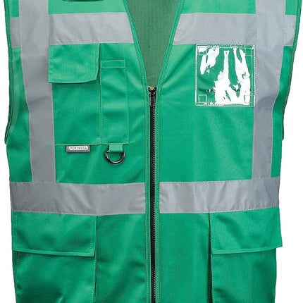 F476 Iona Executive Safety Work Vest with Reflective Tape