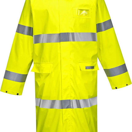 Sealtex Flame Hi-Vis Coat 50 Reflective Safety Work Construction Security ANSI 3