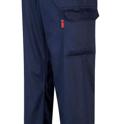 BZ31 Mens Safety Cargo Pants in Flame Resistant Bizweld ASTM NFPA, Navy, X Larget