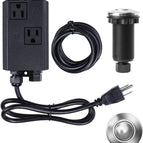 Stainless Steel Polished / Dual Outlet Long/2.7''