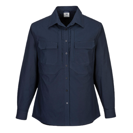 Portwest Ladies Utility Stretch Long Sleeve 2 Zipped Compartments Comfort LS501-KarWorkwear