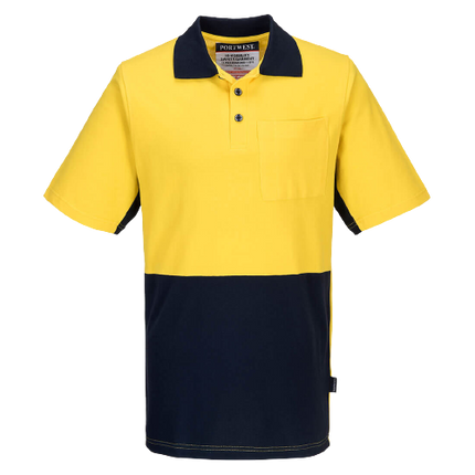 Portwest Short Sleeve Cotton Pique Polo Breathable Cottong Shirt MD618-KarWorkwear
