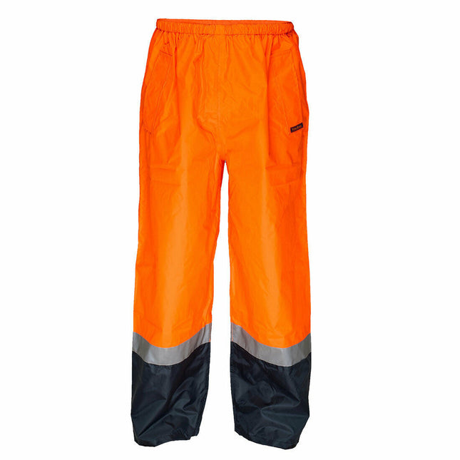 Portwest Mens Wet Weather Leisure Pants Waterproof Hi-Vis Work Reflective MP202-KarWorkwear
