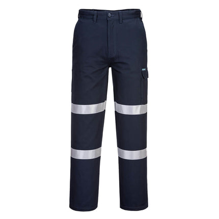 Portwest Mens Prime Mover Cargo Pants Double Tape Lumentex Work Safety MD701-KarWorkwear