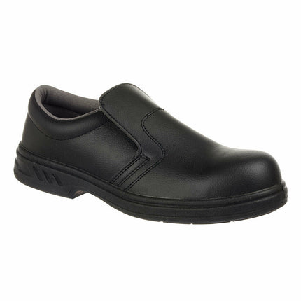 Portwest Mens Steelite Slip On Safety Shoe S2 Anti-Static Footwear Steel FW81-KarWorkwear