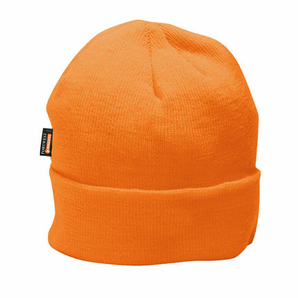Portwest Mens Beanie Knit Cap Insulatex Lined Performance Cold-Weather Hat B013-KarWorkwear