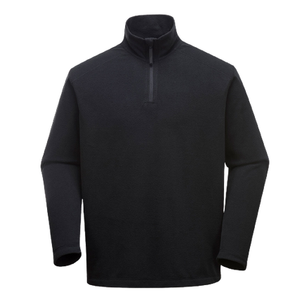 Portwest Mens Staffa Microfleece Pullover Jumper 1/4 Zip Warm Long Sleeve F180-KarWorkwear