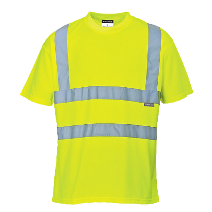 Portwest Hi-Vis T-Shirt 2 Tone Lightweight Reflective Tape Work Safety S478-KarWorkwear