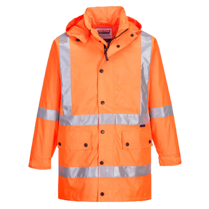 Portwest Max Rain Jacket with Cross Back Tape Reflective Work Safety MX306-KarWorkwear