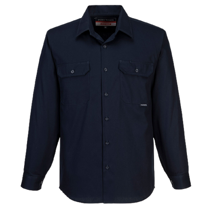 Portwest Adelaide Shirt, Long Sleeve, Regular Weight Button Front Closure MS903-KarWorkwear
