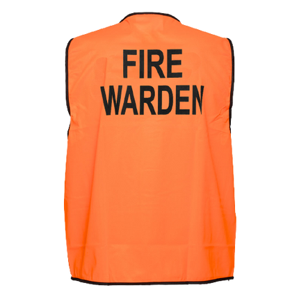 Portwest Fire Warden Hi-Vis Vest Class D Comfort Tape Work Safety MV118-KarWorkwear