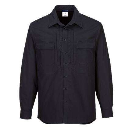 Portwest Utility Stretch Long Sleeve Shirt Breathability Casual Polo MS106-KarWorkwear
