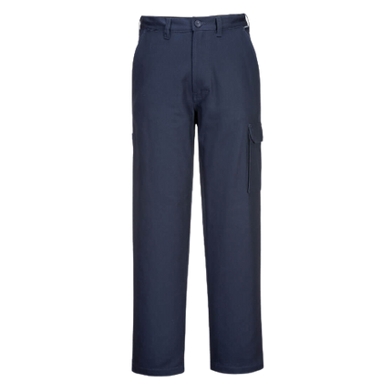 Portwest Cargo Pants Pre Shrunk Cotton Button Belt Adjustable Pant MP700-KarWorkwear