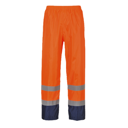Portwest Hi-Vis Classic Two Tone Rain Pants Reflective Taped Work H444-KarWorkwear