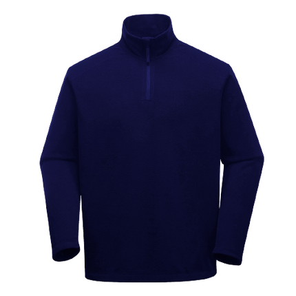Portwest Mens Staffa Microfleece Pullover Jumper 1/4 Zip Warm Long Sleeve F180-KarWorkwear