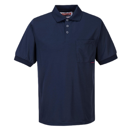 Portwest Short Sleeve Solid Colour Micro Mesh Polo Breathable Casual Shirt MP101-KarWorkwear