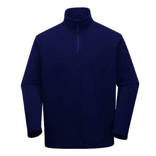 Portwest Mens Staffa Microfleece Pullover Jumper 1/4 Zip Warm Long Sleeve F180-KarWorkwear
