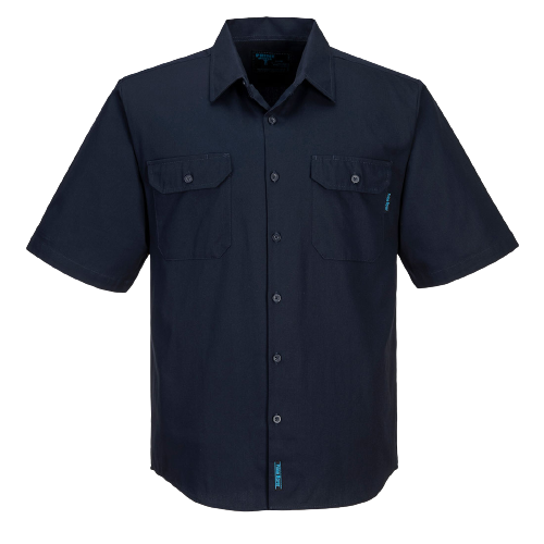 Portwest Adelaide Shirt, Short Sleeve, Regular Weight Cotton Polo Shirt MS905-KarWorkwear