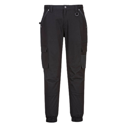 Portwest Cuffed Slim Fit Stretch Work Pants Comfortable Tapered Pant MP703-KarWorkwear