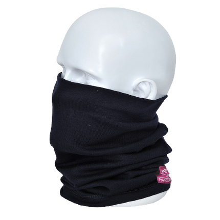 Portwest Flame Resistant Anti-Static Neck Tube Hi Vis 50+ UPF Fabric FR19-KarWorkwear