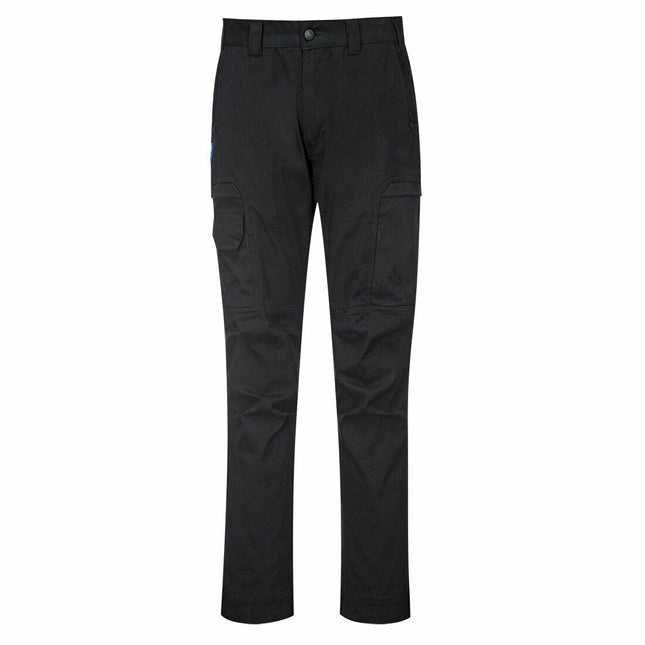 Portwest Mens KX3 Cargo Pants Trouser Slim Fitting Work Cotton Stretch T801-KarWorkwear