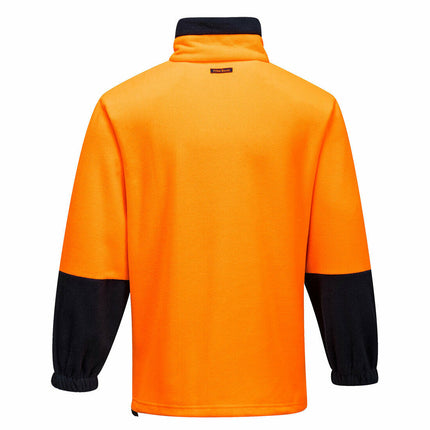 Portwest Mens Hi-Vis Polar Fleece Jumper Waist Draw String Work Comfy MF115-KarWorkwear