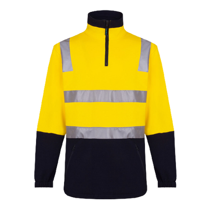 Portwest Cotton Brush Fleece Jumper with Tape Reflective Safety MF615-KarWorkwear