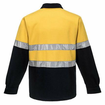 Portwest Mens Wool Blend Bluey Jacket High Vis Day/Night Reflective Safety MW02-KarWorkwear