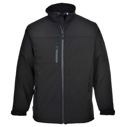 Portwest Mens Softshell Jacket (3L) Waterproof Full Zip Breathable Jacket TK50-KarWorkwear