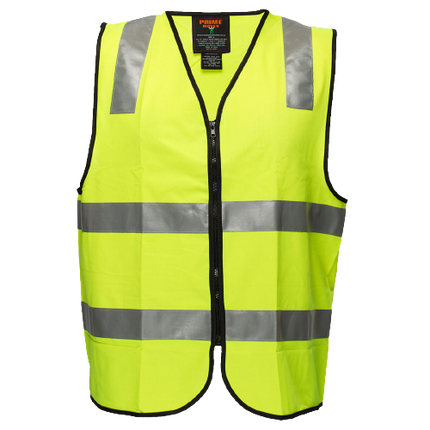 Portwest Staff Zip Vest D/N 2 Tone Hi Vis Reflective Tape Work Safety MZ107-KarWorkwear