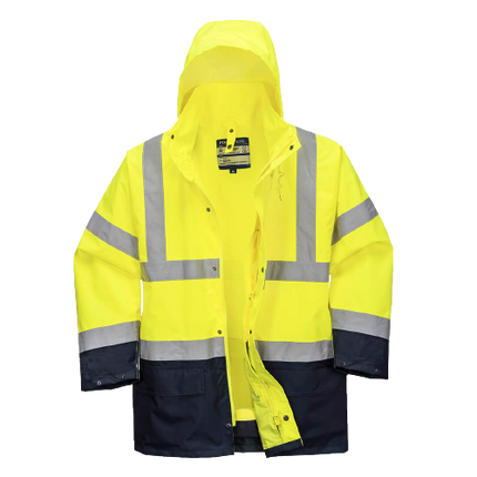 Portwest Essential 5-in-1 Two-Tone Jacket Reflective Taped Work Safety S766-KarWorkwear