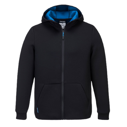 Portwest KX3 Technical Fleece Front Zip Opening Comfortable Hooded Jacket T831-KarWorkwear